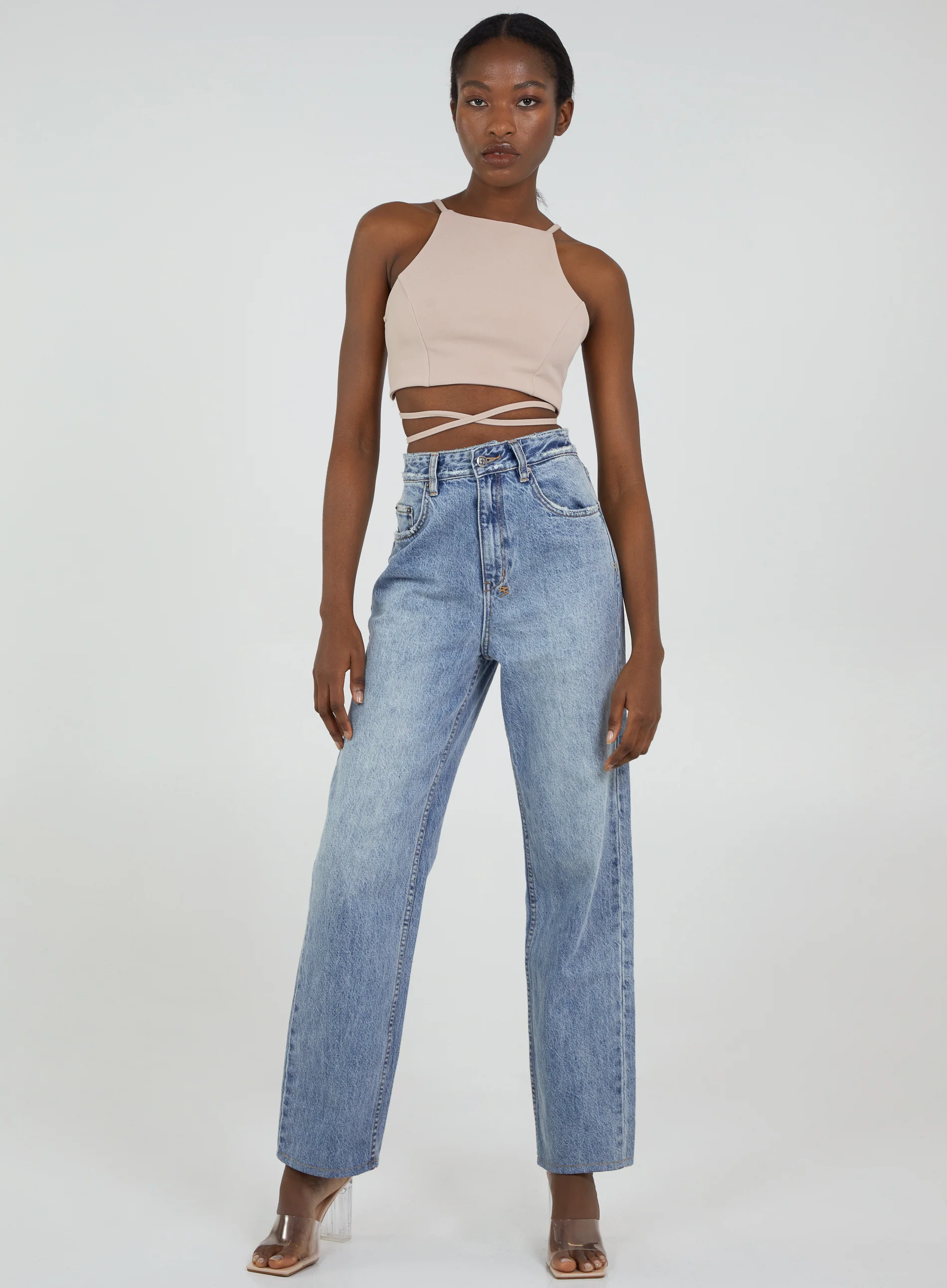 Tie Back Crop Top - Image 2