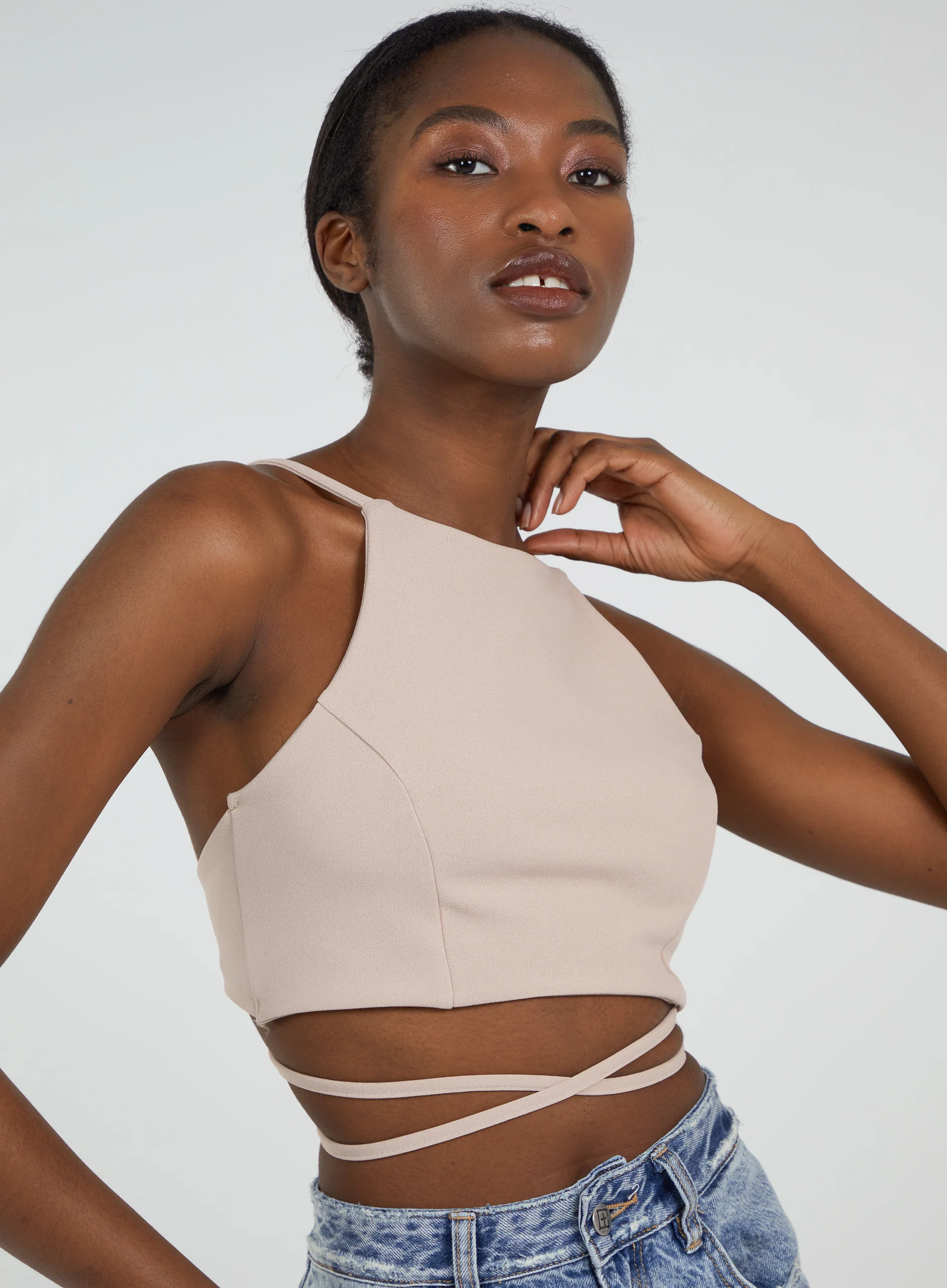 Tie Back Crop Top - Image 3