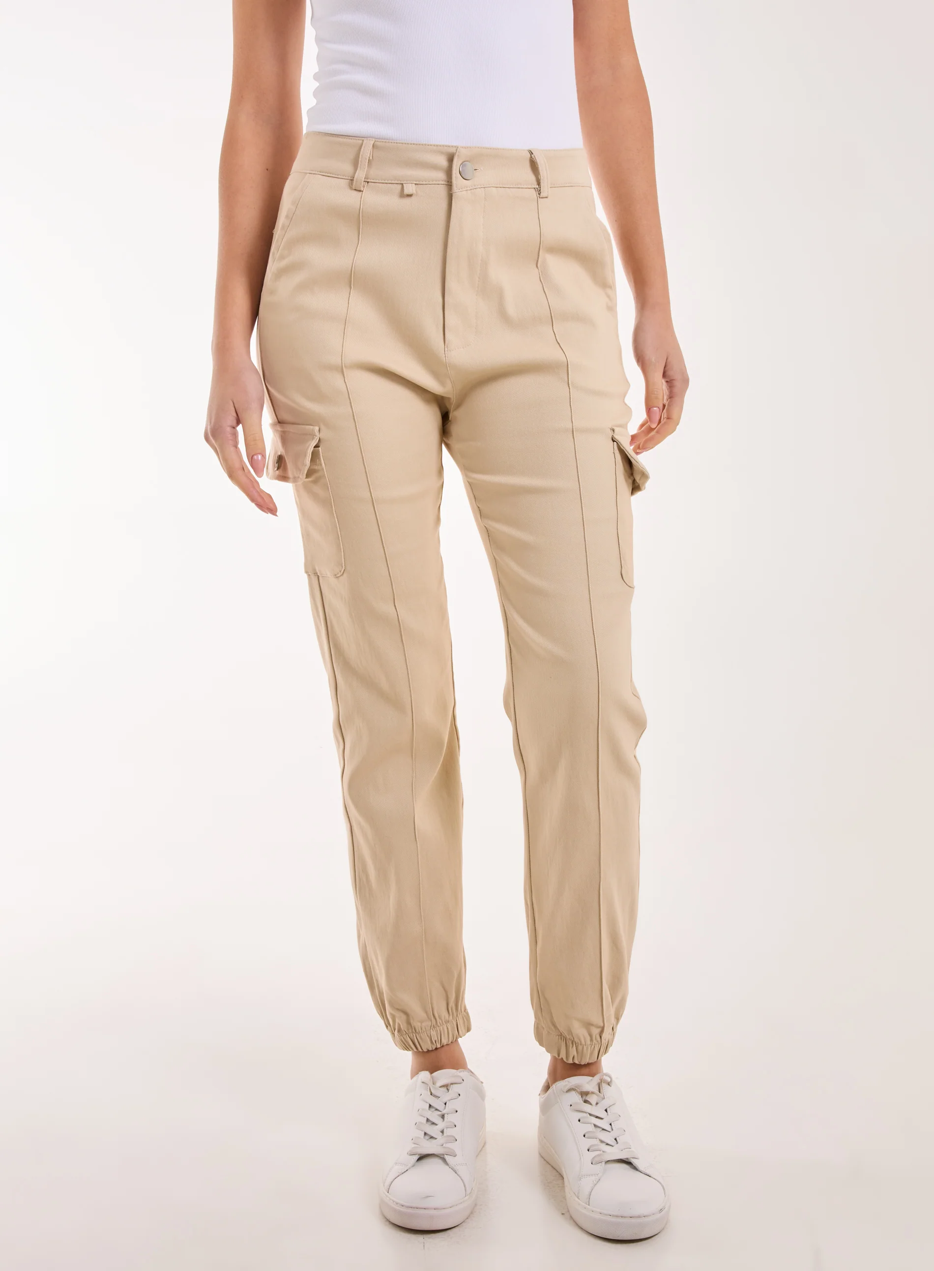 Utility Stretch Cargo Trousers - Image 3