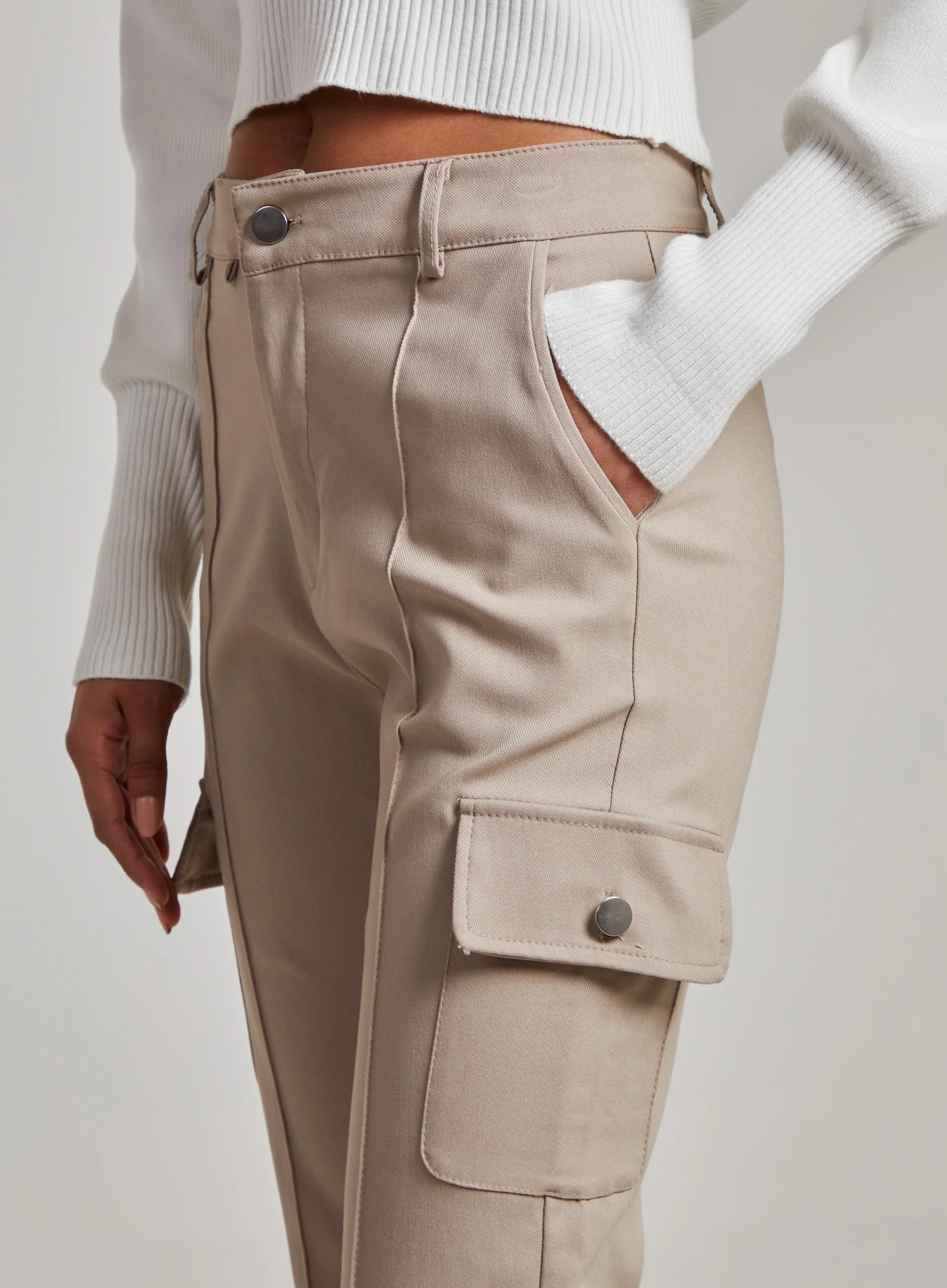 Utility Stretch Cargo Trousers - Image 3