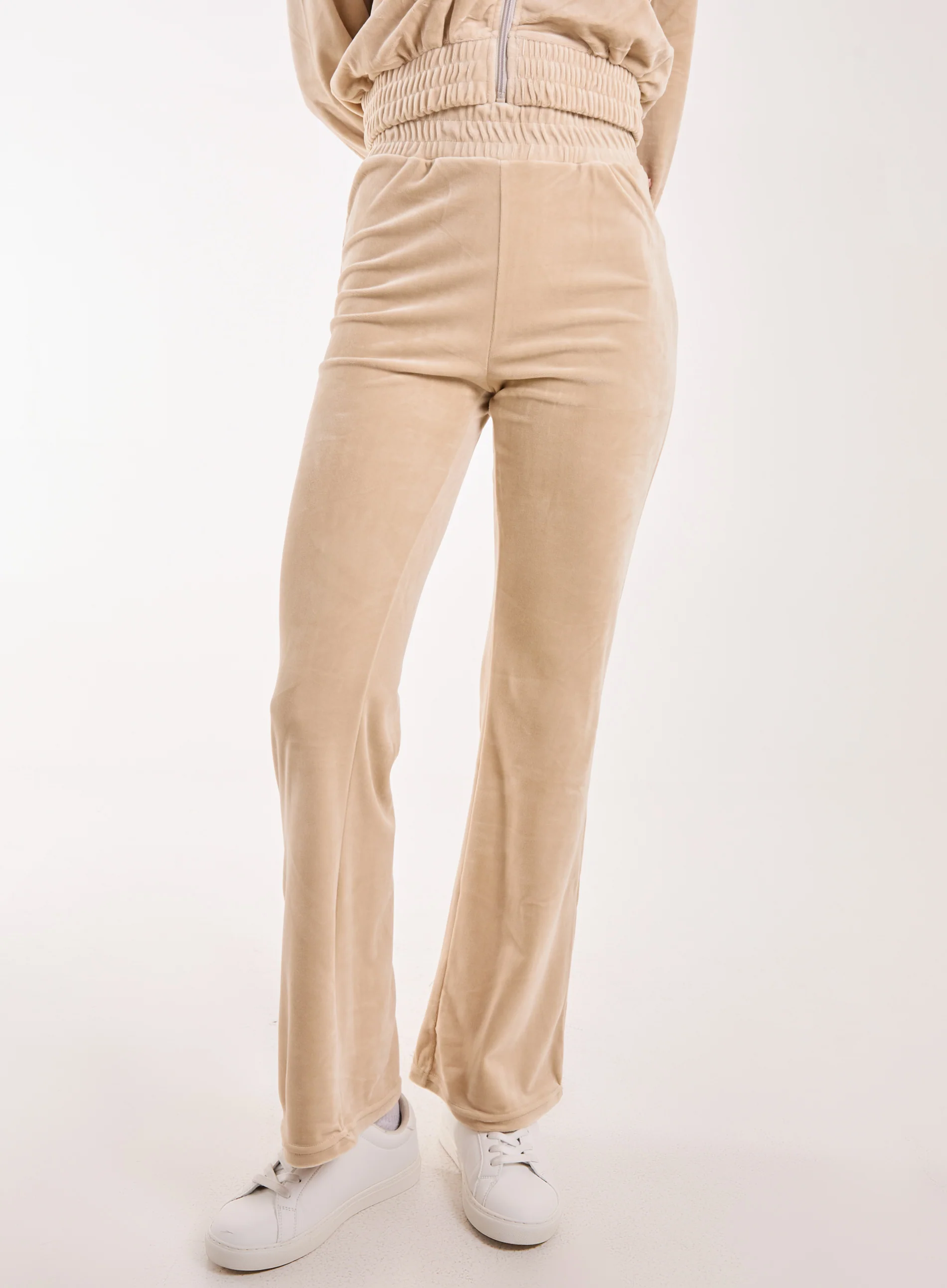 Velour Flare Joggers - Image 3