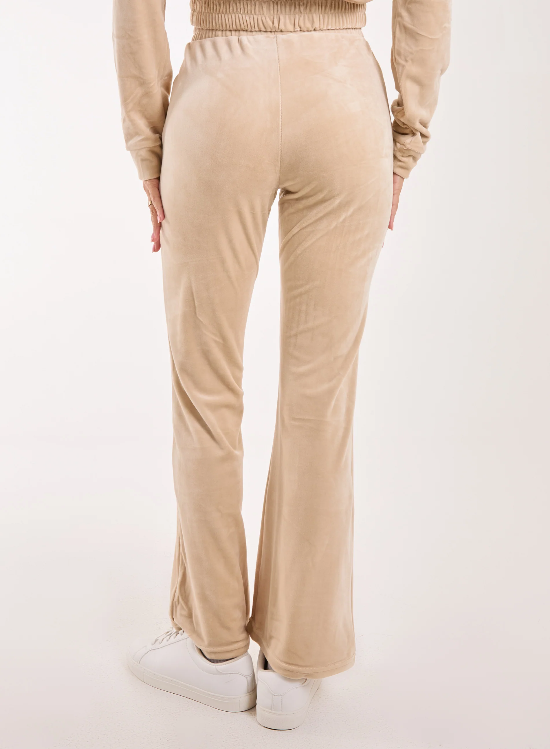 Velour Flare Joggers - Image 4