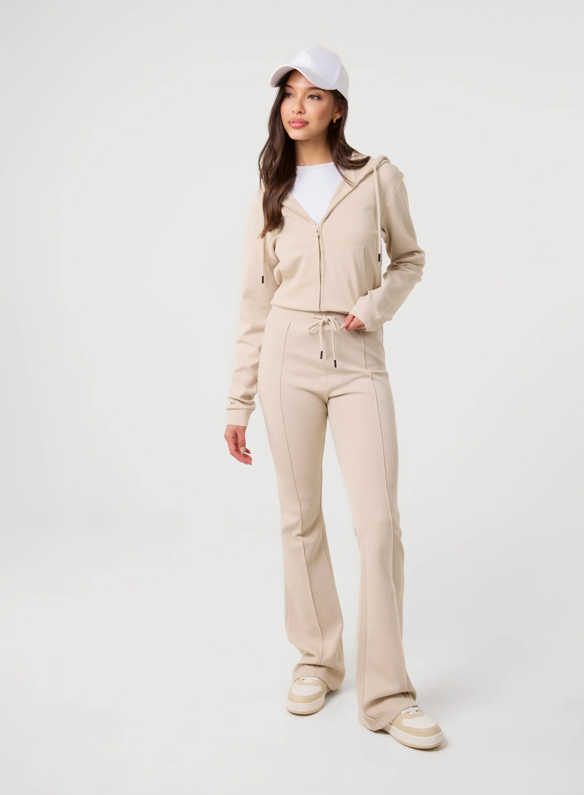 Zip Up Cropped Hoodie - Image 2
