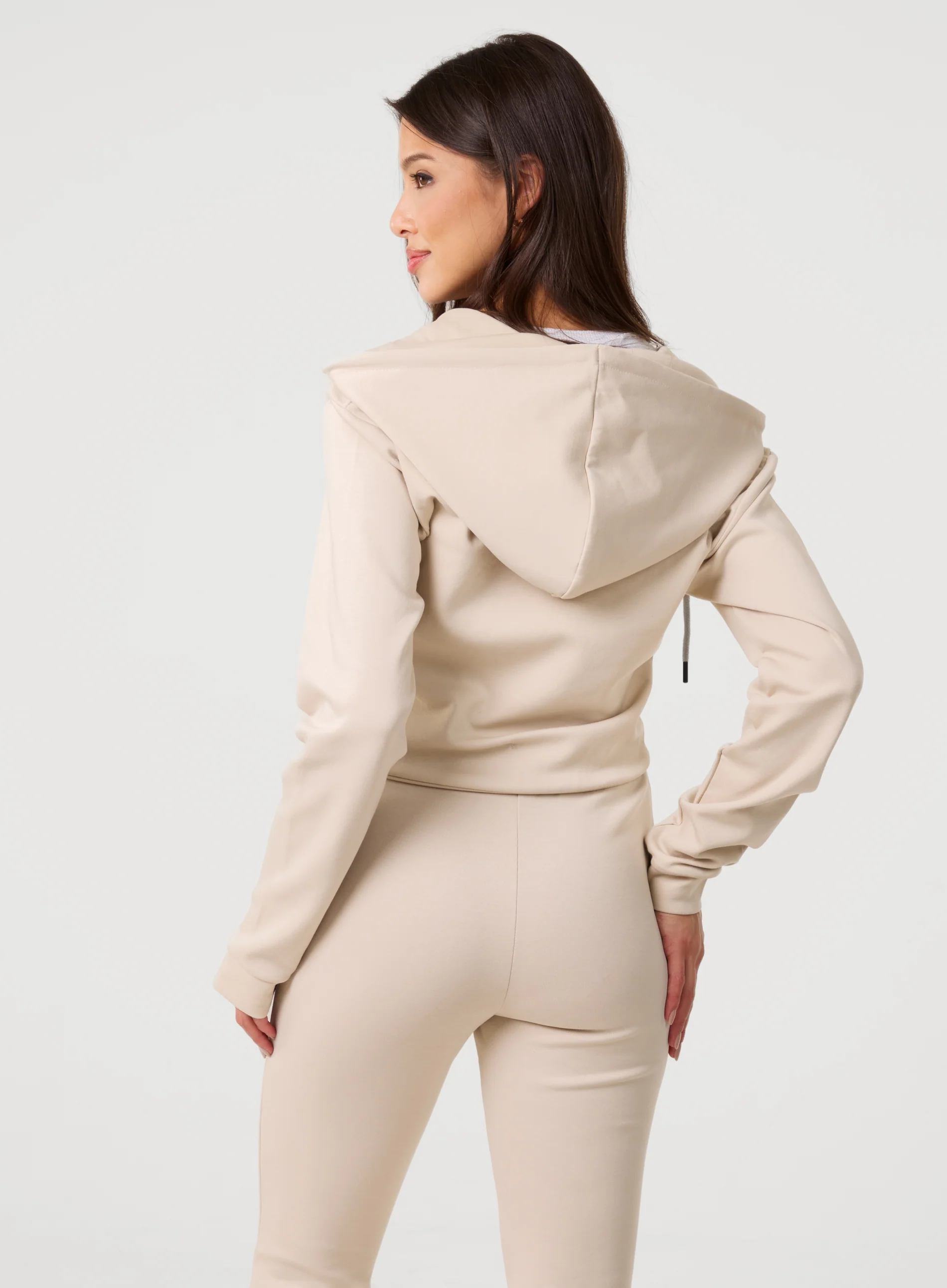 Zip Up Cropped Hoodie - Image 4