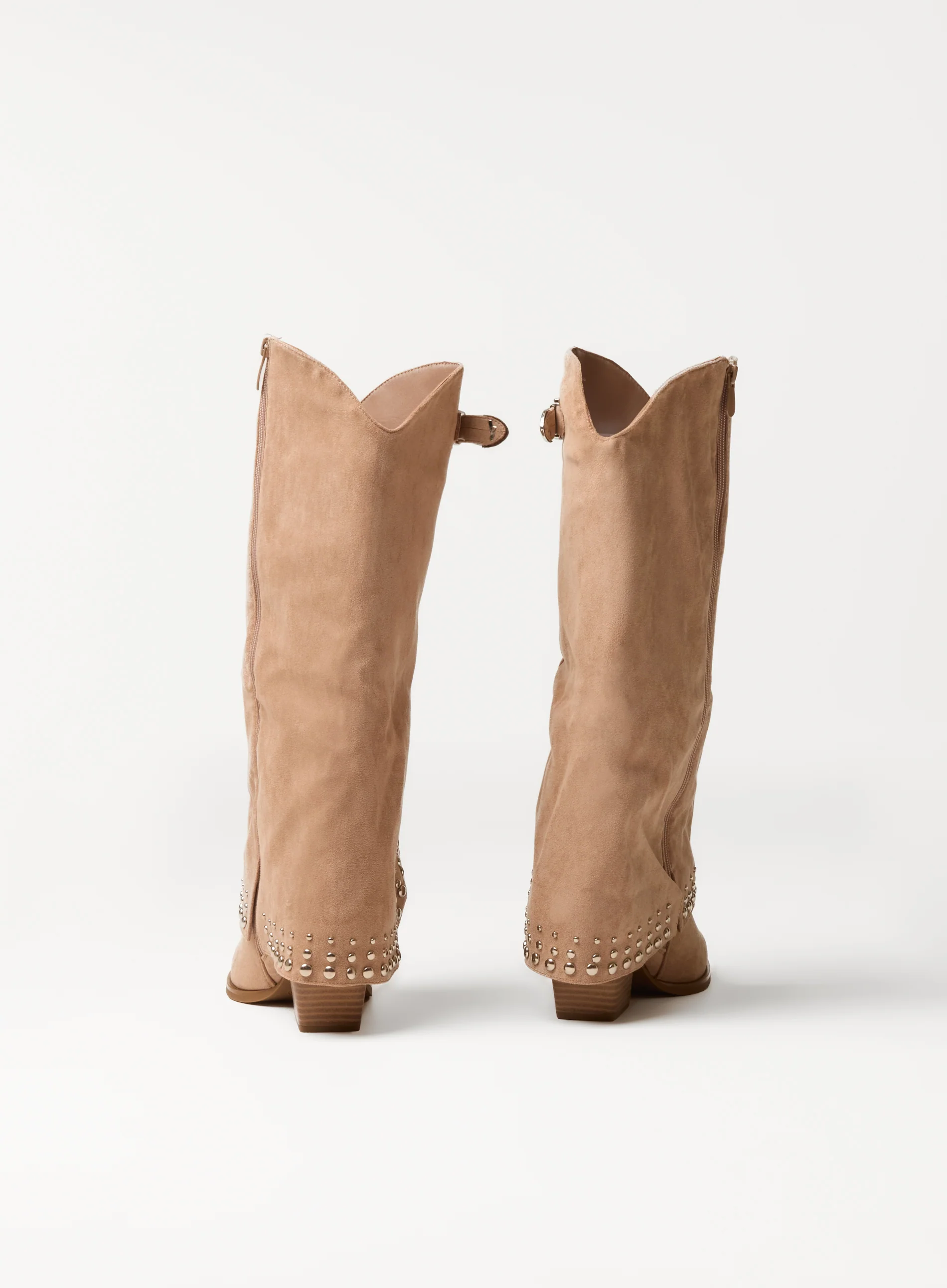 Stud Tall Cape Cowboy Boots - Image 4