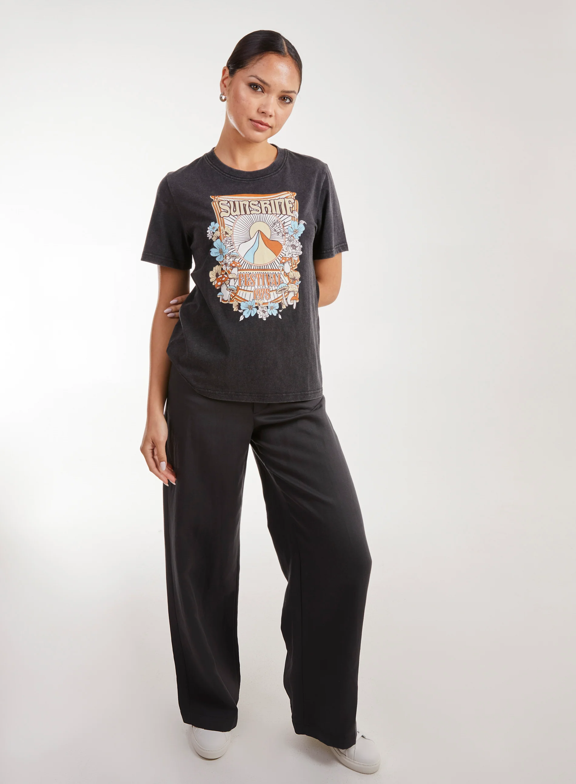Sunshine Acid Wash Tee - Image 3