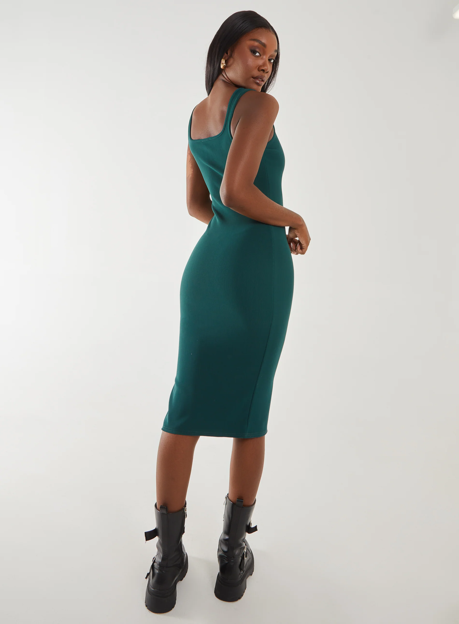 Bandage Midi Dress - Image 4