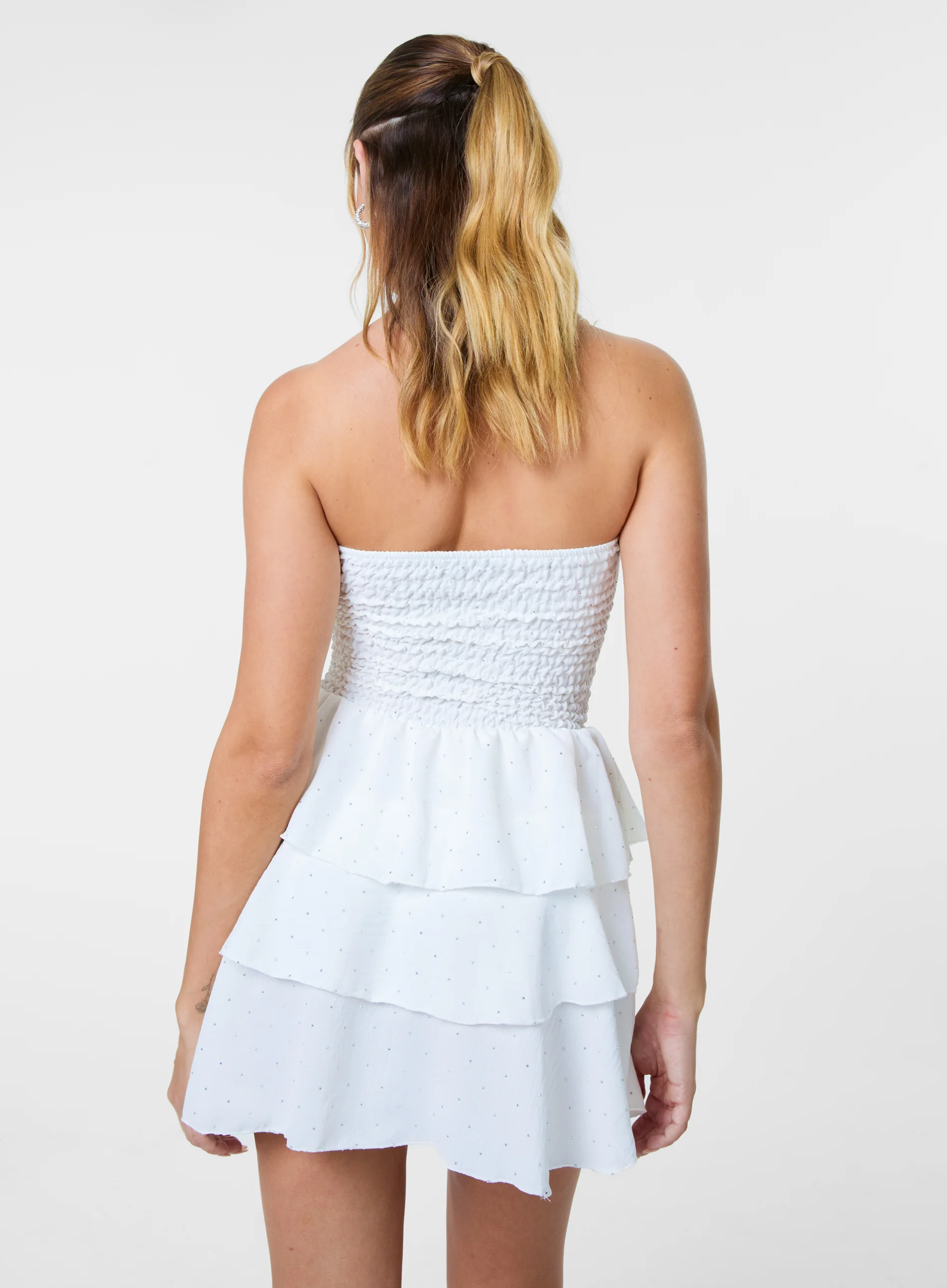 Diamante RaRa Skirt Dress - Image 4