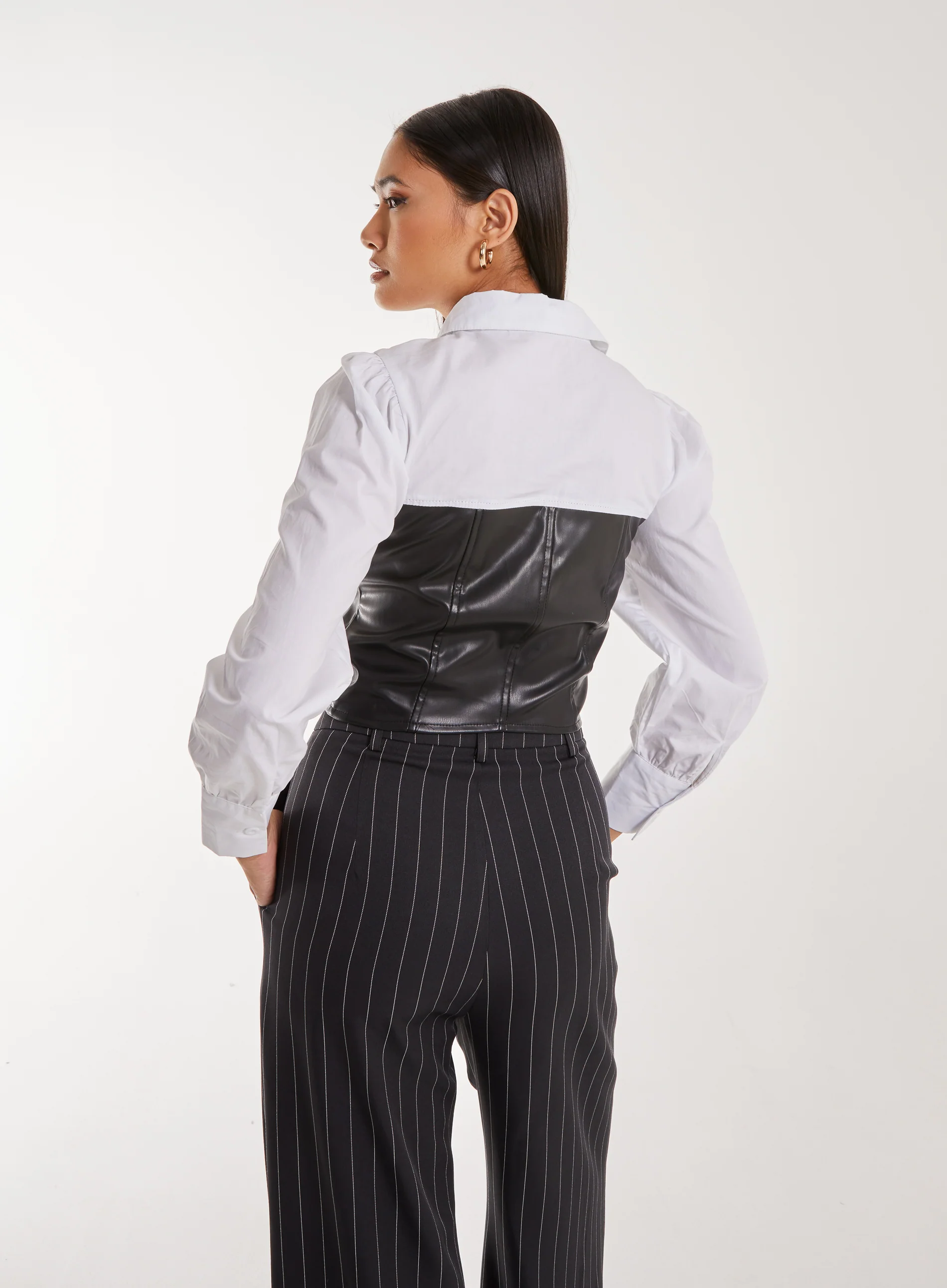 Double Layer Corset Shirt - Image 4