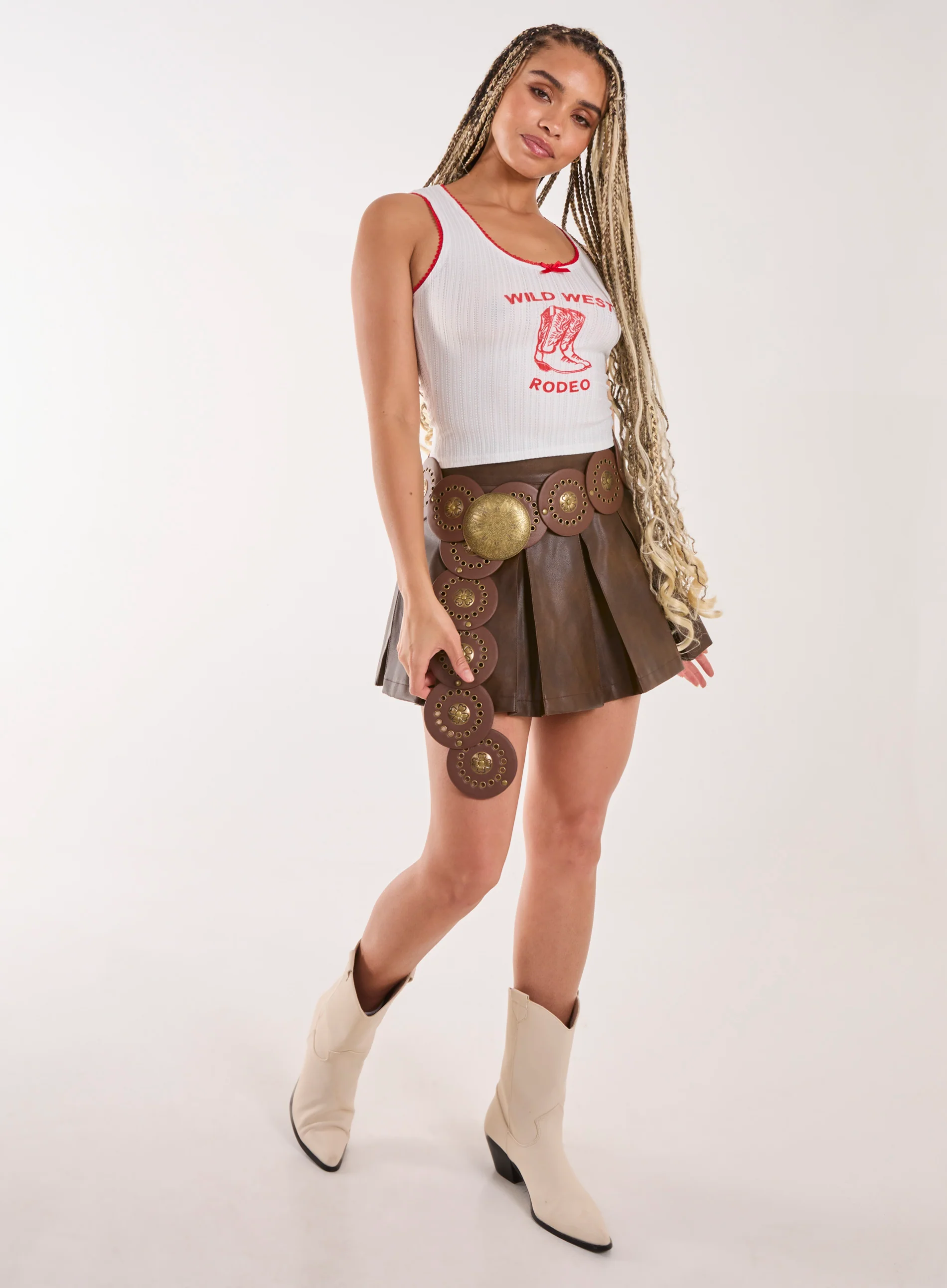 Wild West Lace Detail Vest - Image 2