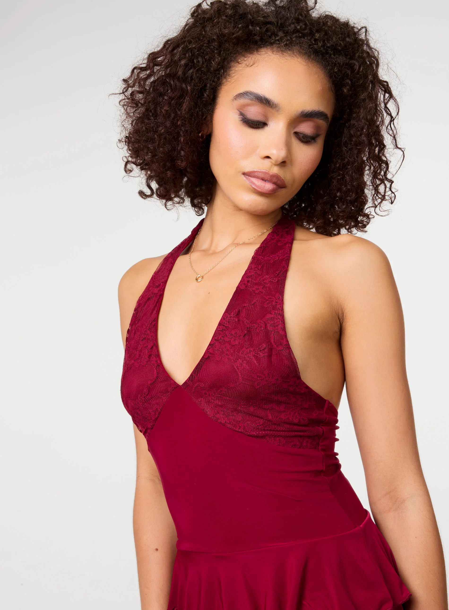 Lace Ruffle Playsuit - Image 2