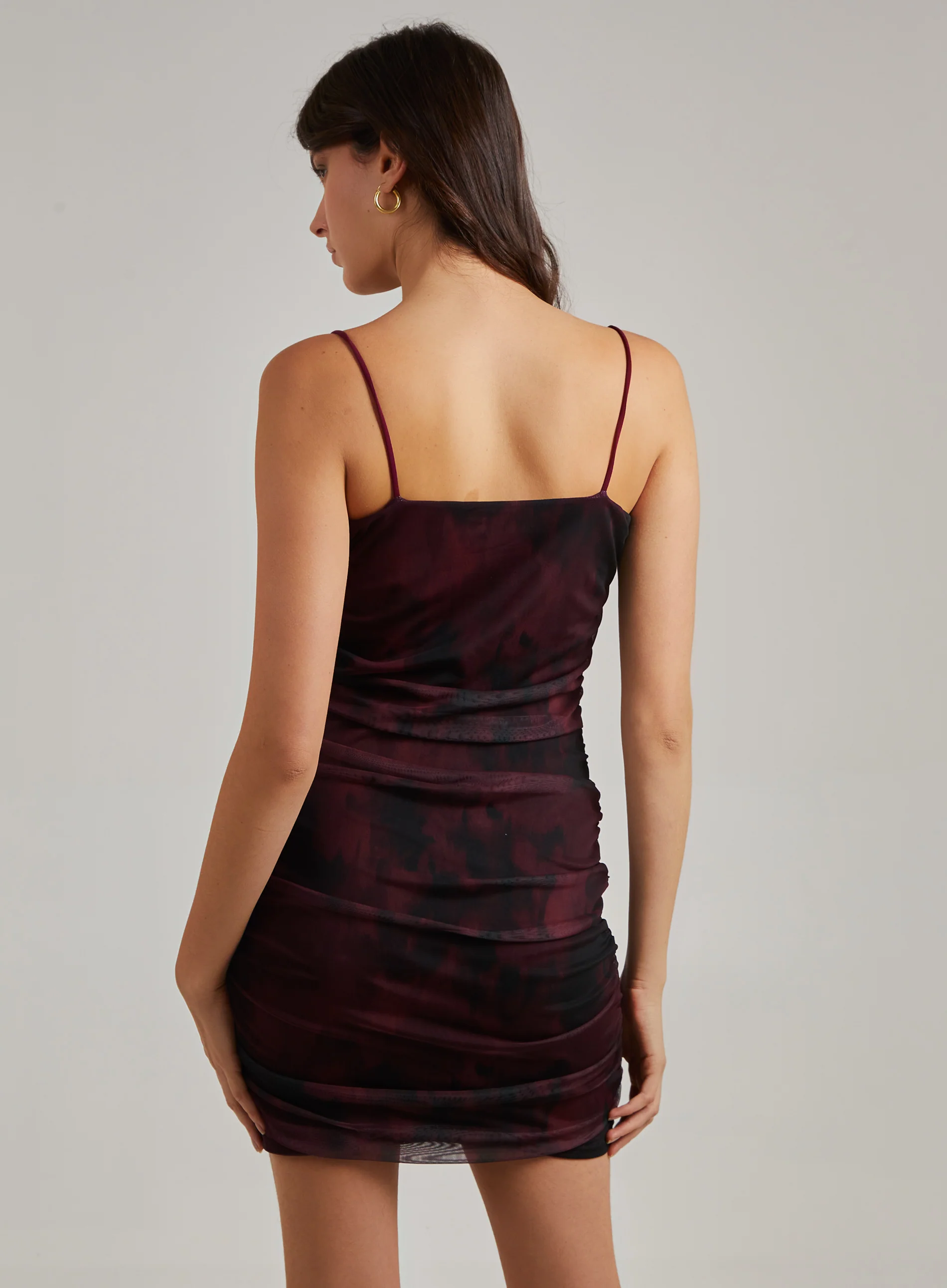 Smudge Print Strappy Dress - Image 4